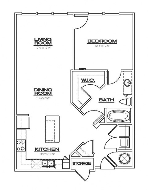 a floor plan of a small house